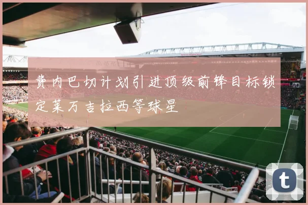 费内巴切计划引进顶级前锋目标锁定莱万吉拉西等球星